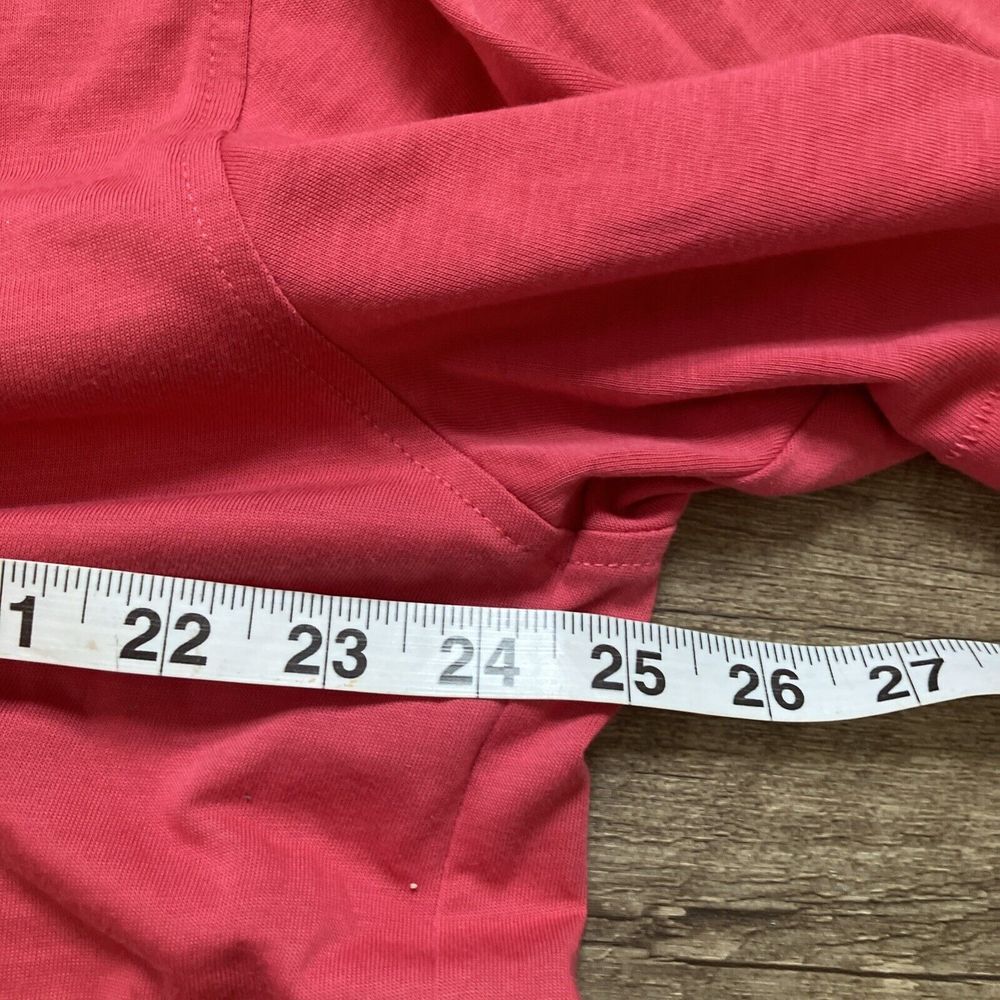 Linksoul Mens XL Luxury Cotton Polo Shirt Coral Pink Arrowhead Golf Short Sleeve - Picture 7 of 9
